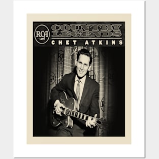 retro chet atkins Posters and Art